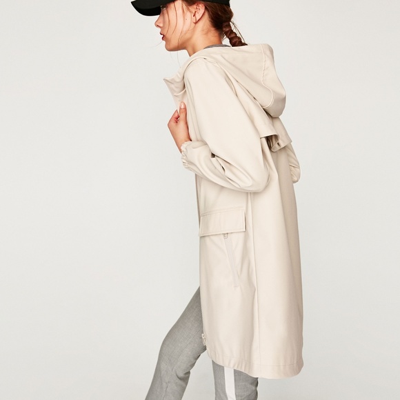 Zara water repellent parka - Picture 3 of 5